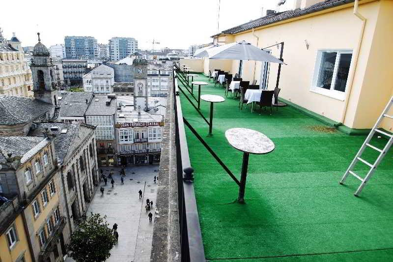 Hotel Mendez Nunez Lugo Bagian luar foto